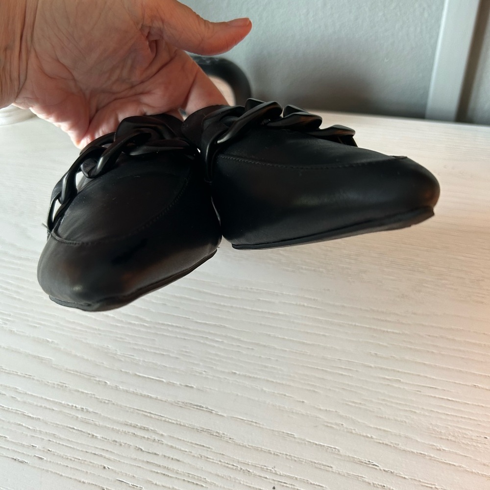 Espirit Petrona ballet flat black mule size 10 EUC - Picture 4 of 11